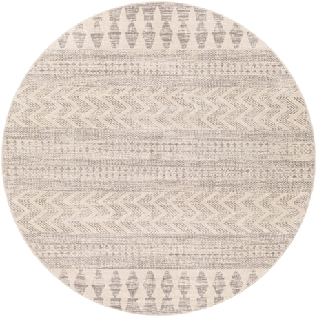 Surya Roma Rom-2329 White, Light Gray, Medium Gray Rugs.