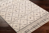 Surya Roma Rom-2338 White, Medium Gray Rugs.