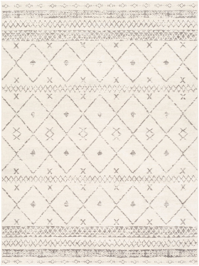 Surya Roma Rom-2338 White, Medium Gray Rugs.