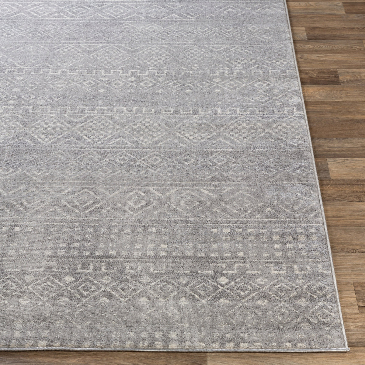 Surya Roma Rom-2340 Medium Gray, Light Gray, White Rugs.