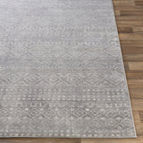 Surya Roma Rom-2340 Medium Gray, Light Gray, White Rugs.