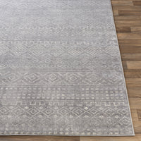 Surya Roma Rom-2340 Medium Gray, Light Gray, White Area Rug