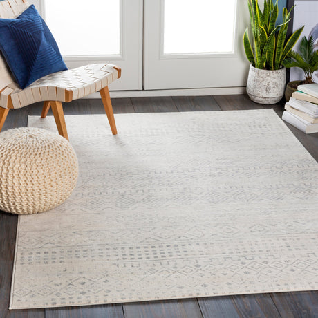 Surya Roma Rom-2341 Medium Gray, Light Gray, White Rugs.