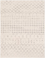 Surya Roma Rom-2343 White, Light Gray, Medium Gray Rugs.