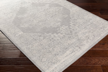 Surya Roma Rom-2348 Light Gray, Medium Gray, White Area Rug