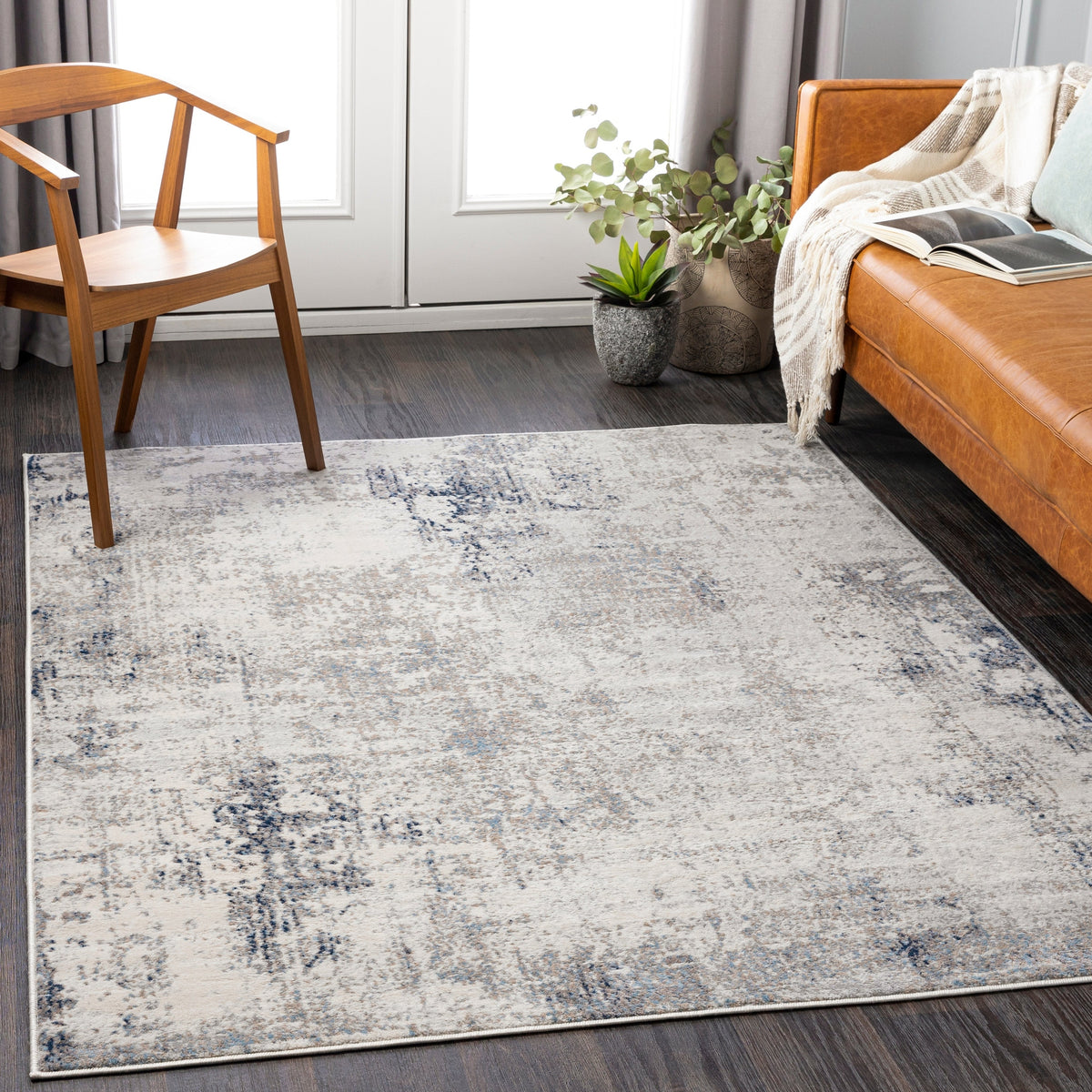 Surya Roma Rom-2351 Camel, Cream, Light Gray, Medium Gray Rugs.