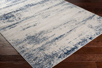 Surya Roma Rom-2355 Navy, Sky Blue, Cream, Light Gray Area Rug