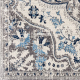Surya Roma Rom-2359 Navy, Light Gray, Cream, Medium Gray Rugs.