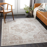 Surya Roma Rom-2363 Camel, Cream, Light Gray Rugs.