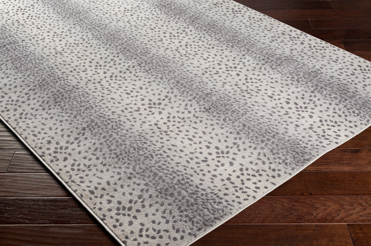 Surya Roma Rom-2371 Charcoal, Cream, Medium Gray, Light Gray Rugs.