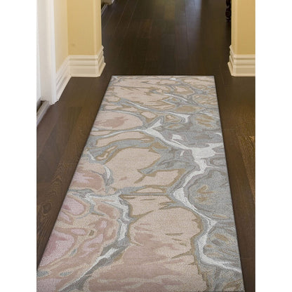 Liora Manne Corsica Water 9146/37 Blush Organic / Abstract Area Rug