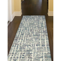 Liora Manne Savannah Grid 9512/04 Ocean Area Rug