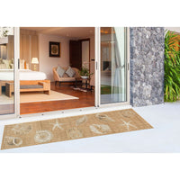 Liora Manne Carmel Shells 8414/12 Sand Coastal Area Rug