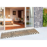 Liora Manne Carmel Zebra 8431/12 Sand Animal Prints /Images Area Rug