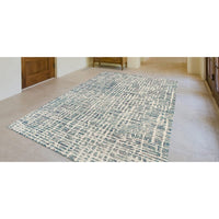 Liora Manne Savannah Grid 9512/04 Ocean Area Rug