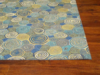 Liora Manne Visions Iii Giant Swirls 3102/03 Marina Area Rug