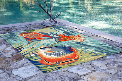 Liora Manne Ravella Tropical Fish 2255/04 Ocean Coastal Area Rug