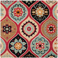 Safavieh Roslyn Ros415A Blue / Multi Geometric Area Rug