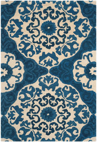 Safavieh Roslyn Ros525A Blue / Ivory Geometric Area Rug