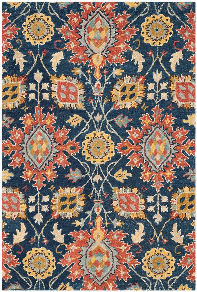 Safavieh Roslyn Ros565A Navy / Multi Rugs.