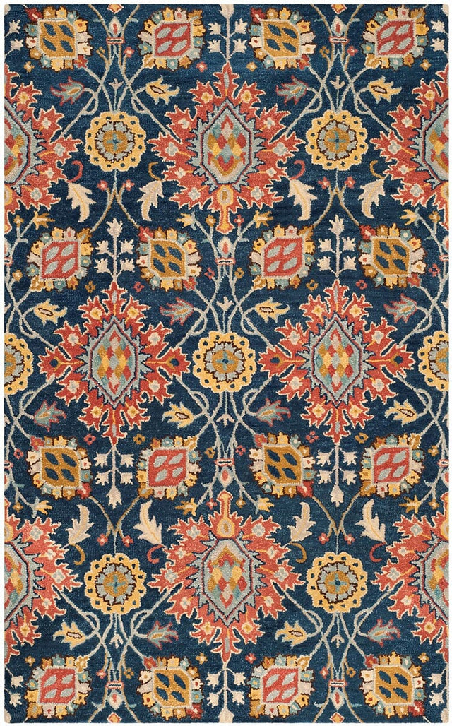 Safavieh Roslyn Ros565A Navy / Multi Rugs.