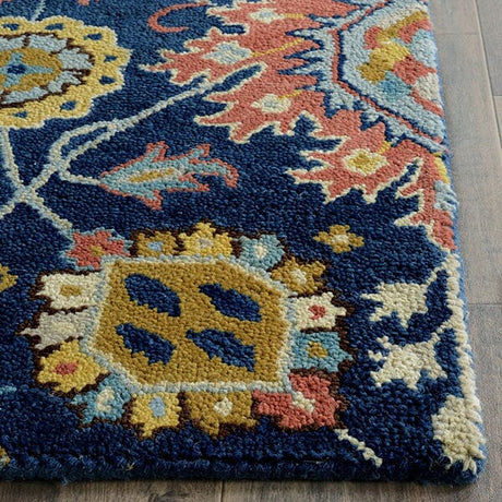 Safavieh Roslyn Ros565A Navy / Multi Rugs.