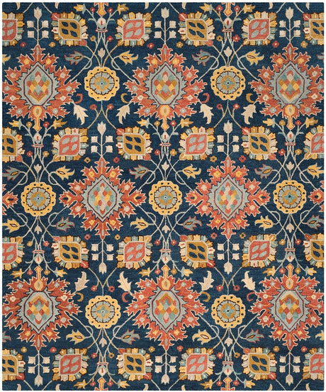 Safavieh Roslyn Ros565A Navy / Multi Rugs.