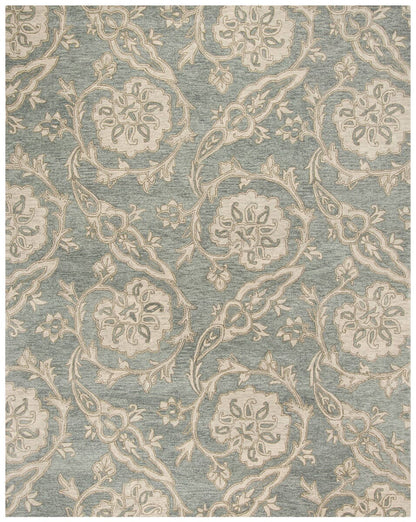 Safavieh Roslyn Ros901A Light Blue / Ivory Floral / Country Area Rug