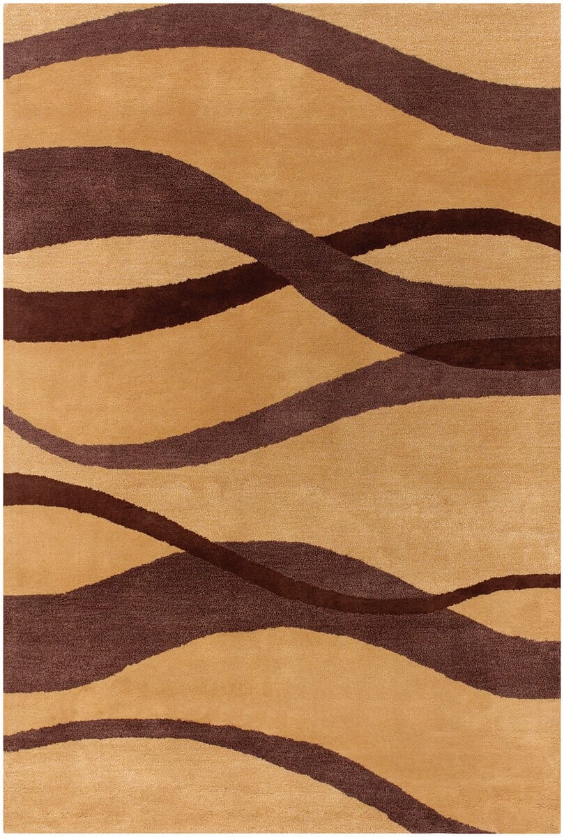 Chandra Rowe Row-11108 Brown / Tan Geometric Area Rug