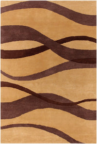 Chandra Rowe Row-11108 Brown / Tan Geometric Area Rug