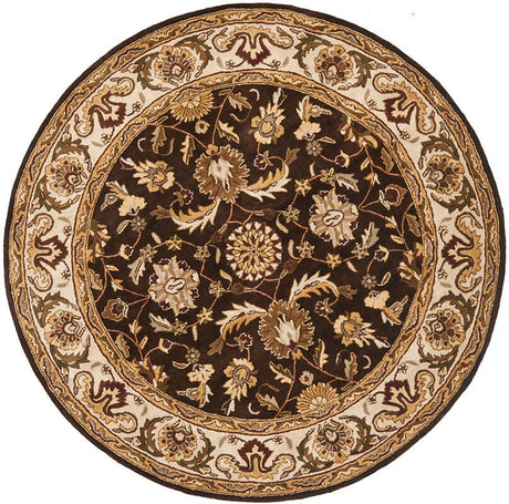 Safavieh Royalty Roy239A Chocolate / Beige Rugs.