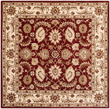 Safavieh Royalty Roy244B Red/Ivory Rug.