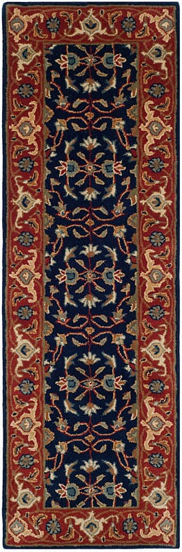 Safavieh Royalty Roy257A Navy / Rust Area Rug