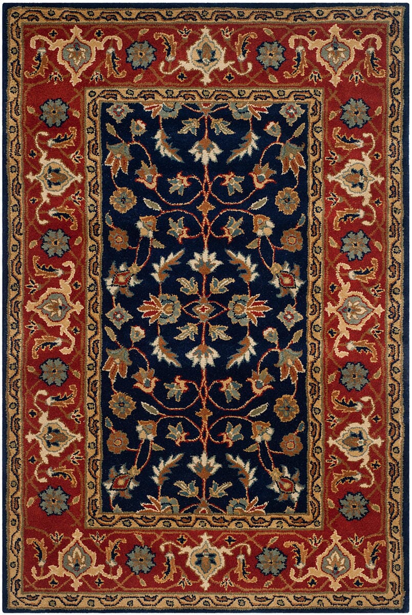 Safavieh Royalty Roy257A Navy / Rust Area Rug