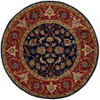 Safavieh Royalty Roy257A Navy / Rust Rugs.