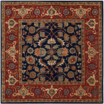 Safavieh Royalty Roy257A Navy / Rust Area Rug