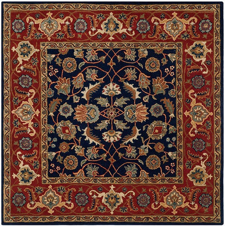 Safavieh Royalty Roy257A Navy / Rust Rugs.