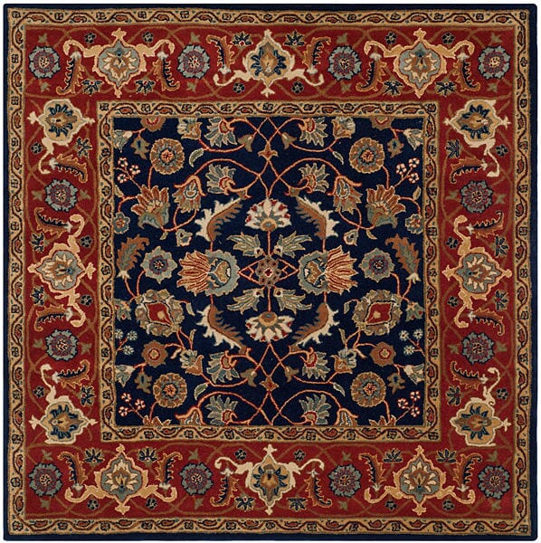 Safavieh Royalty Roy257A Navy / Rust Rugs.