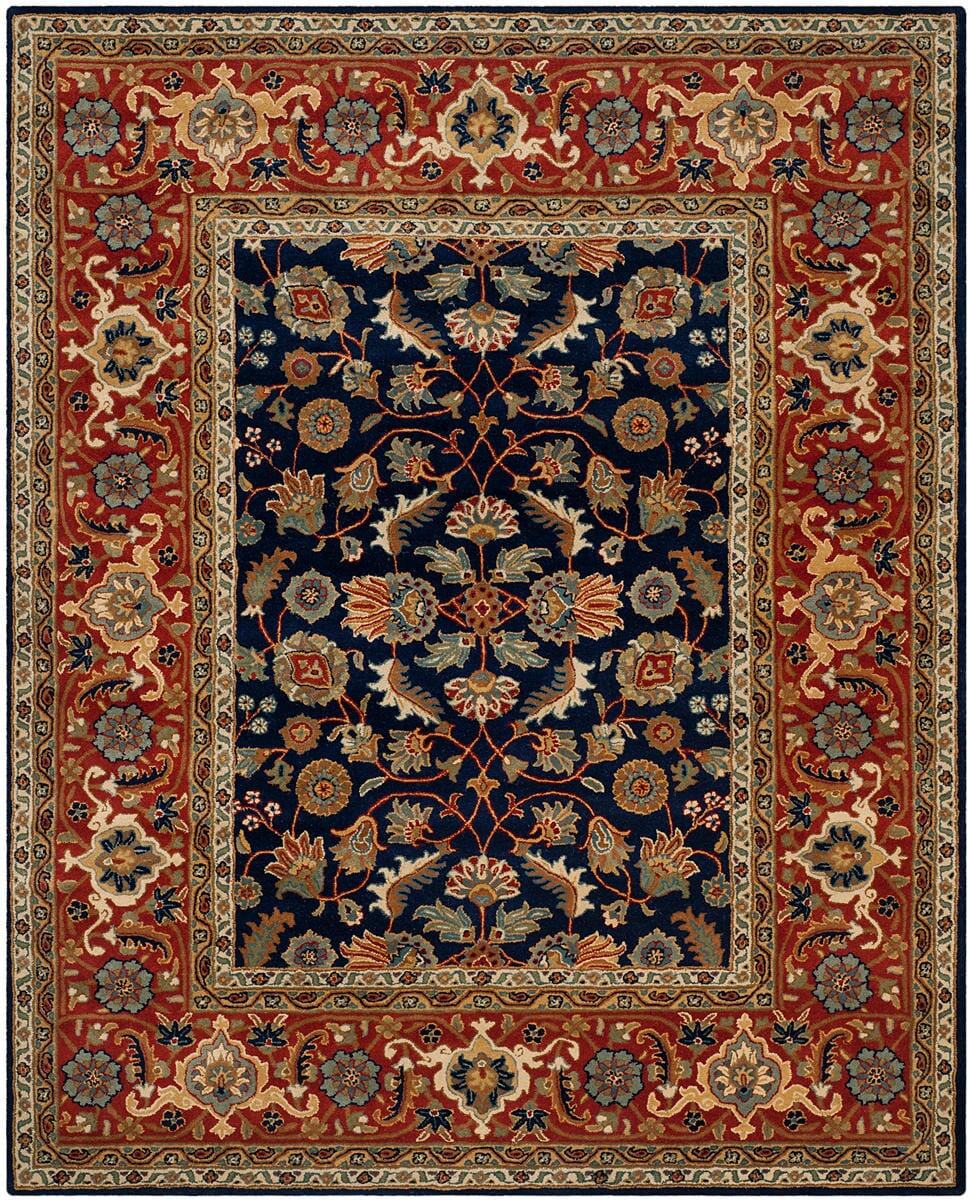 Safavieh Royalty Roy257A Navy / Rust Area Rug