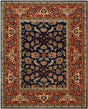 Safavieh Royalty Roy257A Navy / Rust Rugs.