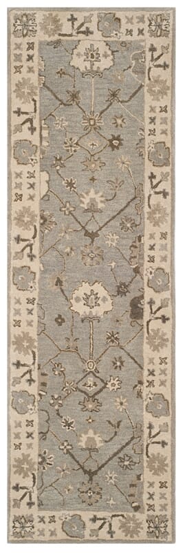 Safavieh Royalty Roy633A Silver / Cream Rugs.