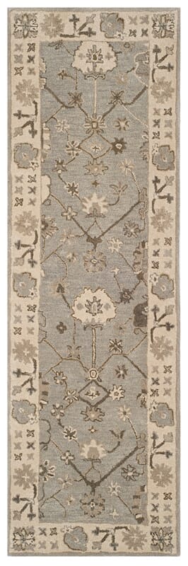 Safavieh Royalty Roy633A Silver / Cream Rugs.