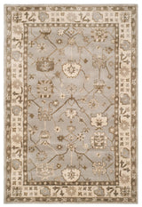 Safavieh Royalty Roy633A Silver / Cream Rugs.