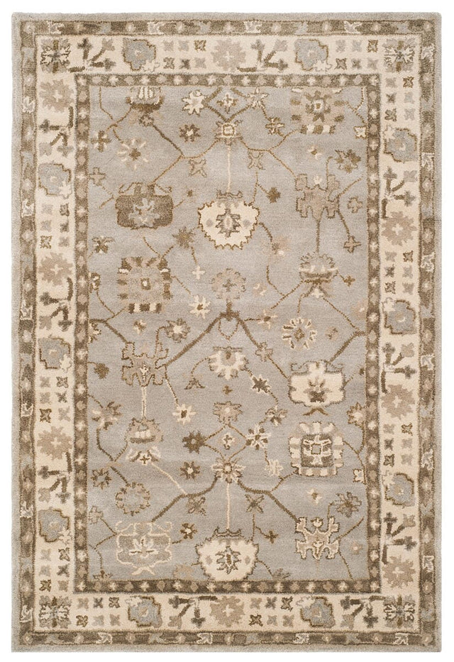 Safavieh Royalty Roy633A Silver / Cream Rugs.