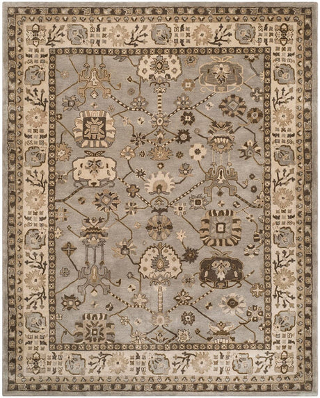 Safavieh Royalty Roy633A Silver / Cream Rugs.