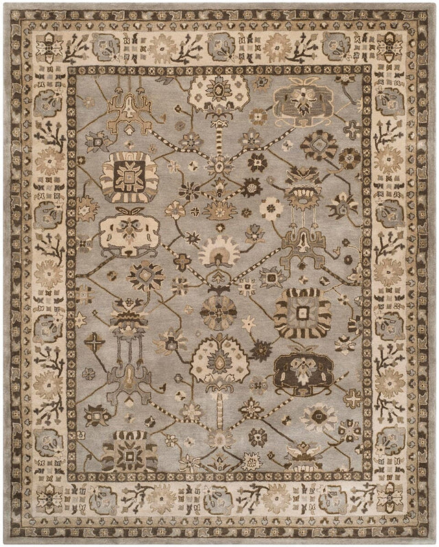 Safavieh Royalty Roy633A Silver / Cream Rugs.