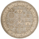 Safavieh Royalty Roy633A Silver / Cream Rugs.