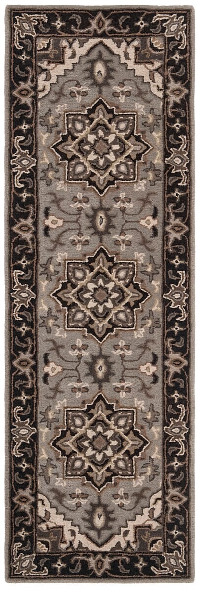 Safavieh Royalty Roy700G Silver / Charcoal Area Rug