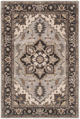 Safavieh Royalty Roy700G Silver / Charcoal Rugs.