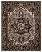 Safavieh Royalty Roy700G Silver / Charcoal Rugs.